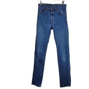 Levi's Mens 31W x 36L Jeans High Rise Straight Leg 100% Cotton Rigid Denim *FLAW